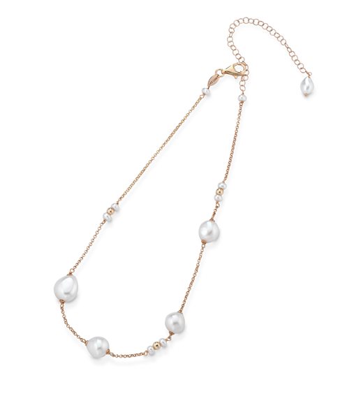 Collier Lelune Femme LELUNE GLAMOUR in Argent Perla LGNK390.1 - LGNK390.1